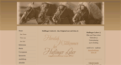 Desktop Screenshot of haflinger-luber.de