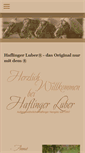 Mobile Screenshot of haflinger-luber.de